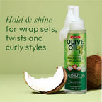 Side angle view of the ORS hair foam designed for natural and relaxed hair.