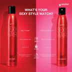 SexyHair volumizing hair product applied to roots for maximum lift and body