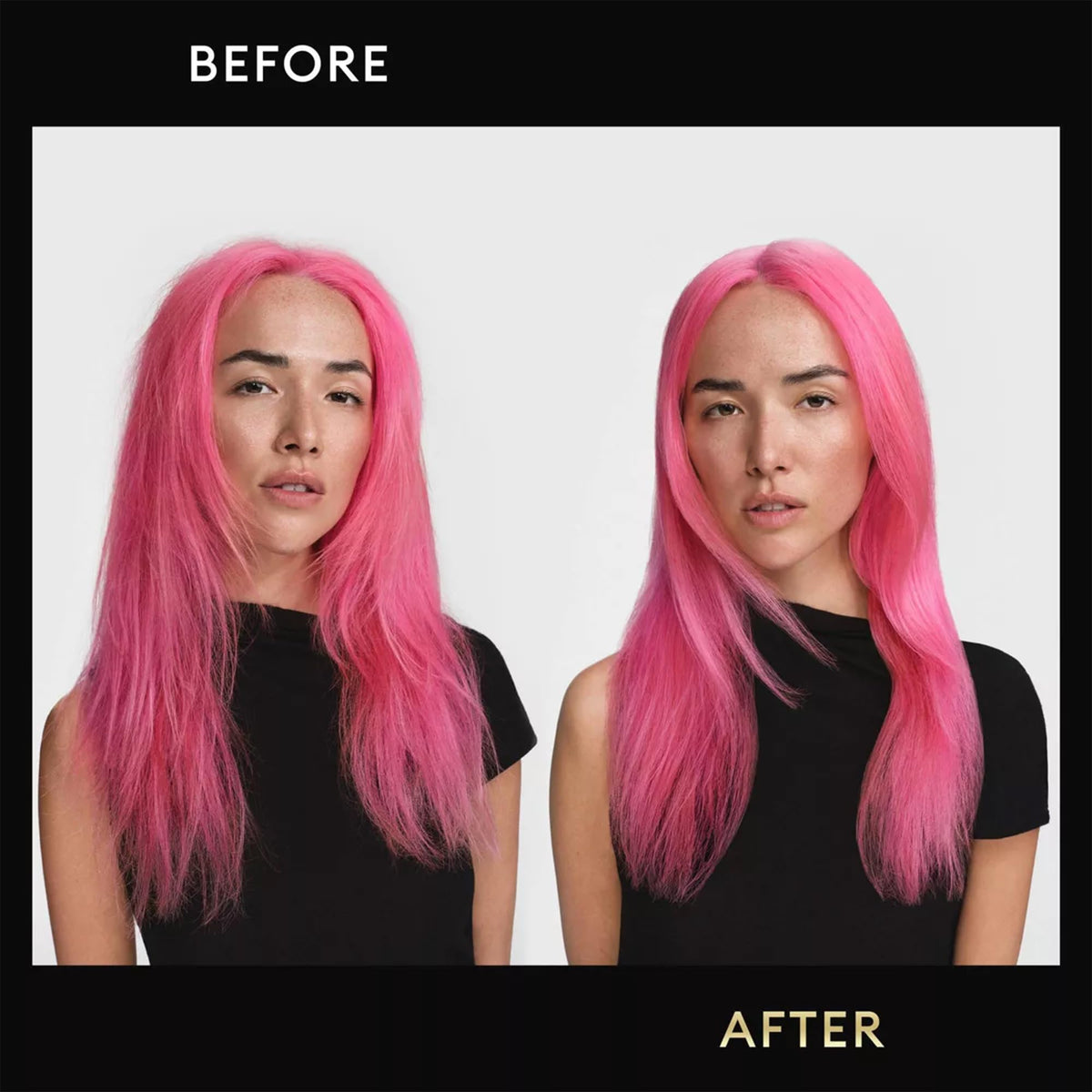 Tresemme Extra Hold Mousse bottles showing 24 hour frizz protection