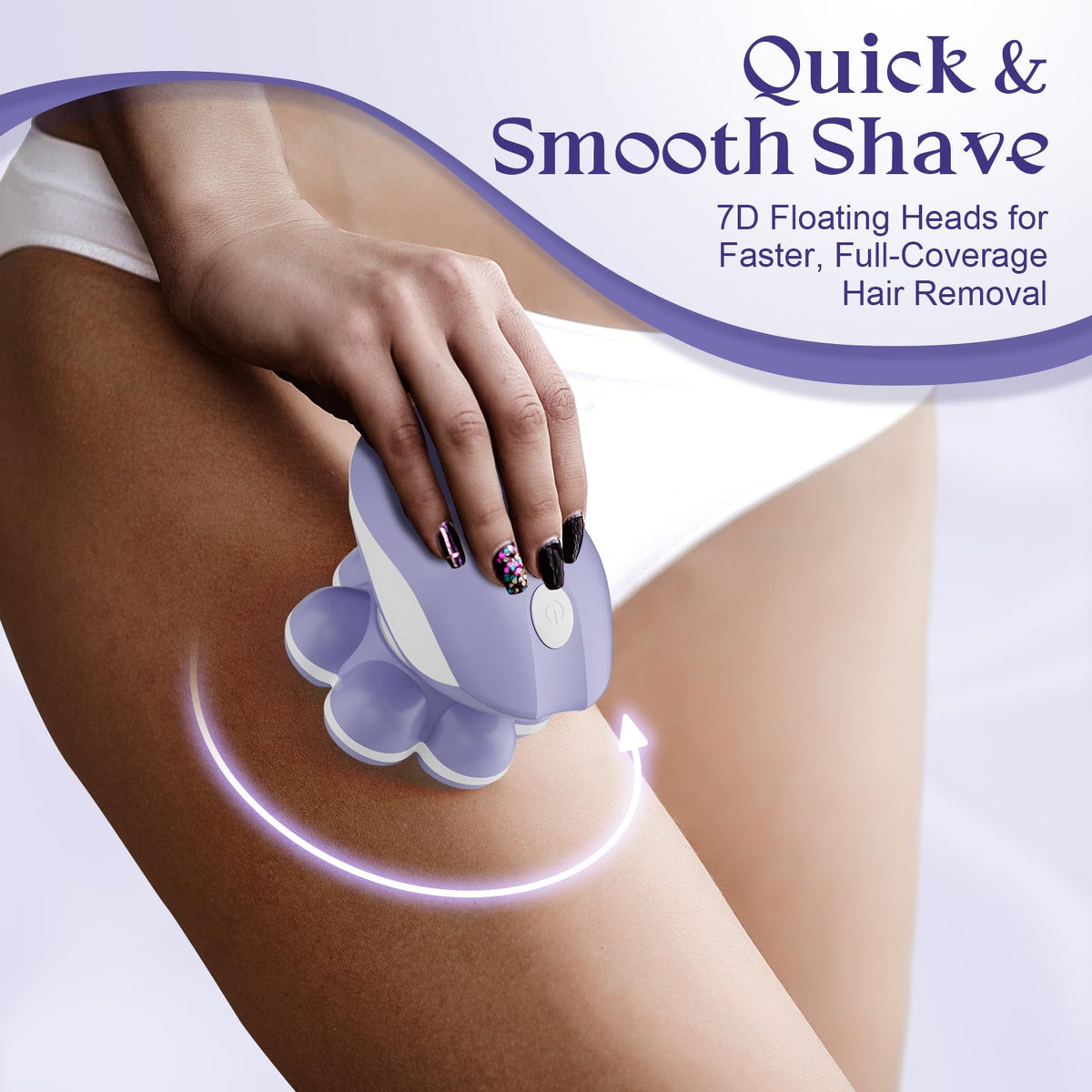 Waterproof Bartrimber lady shaver in shower