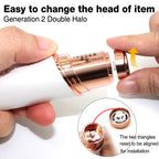 Dealswin replacement heads with cleaning brush accessory