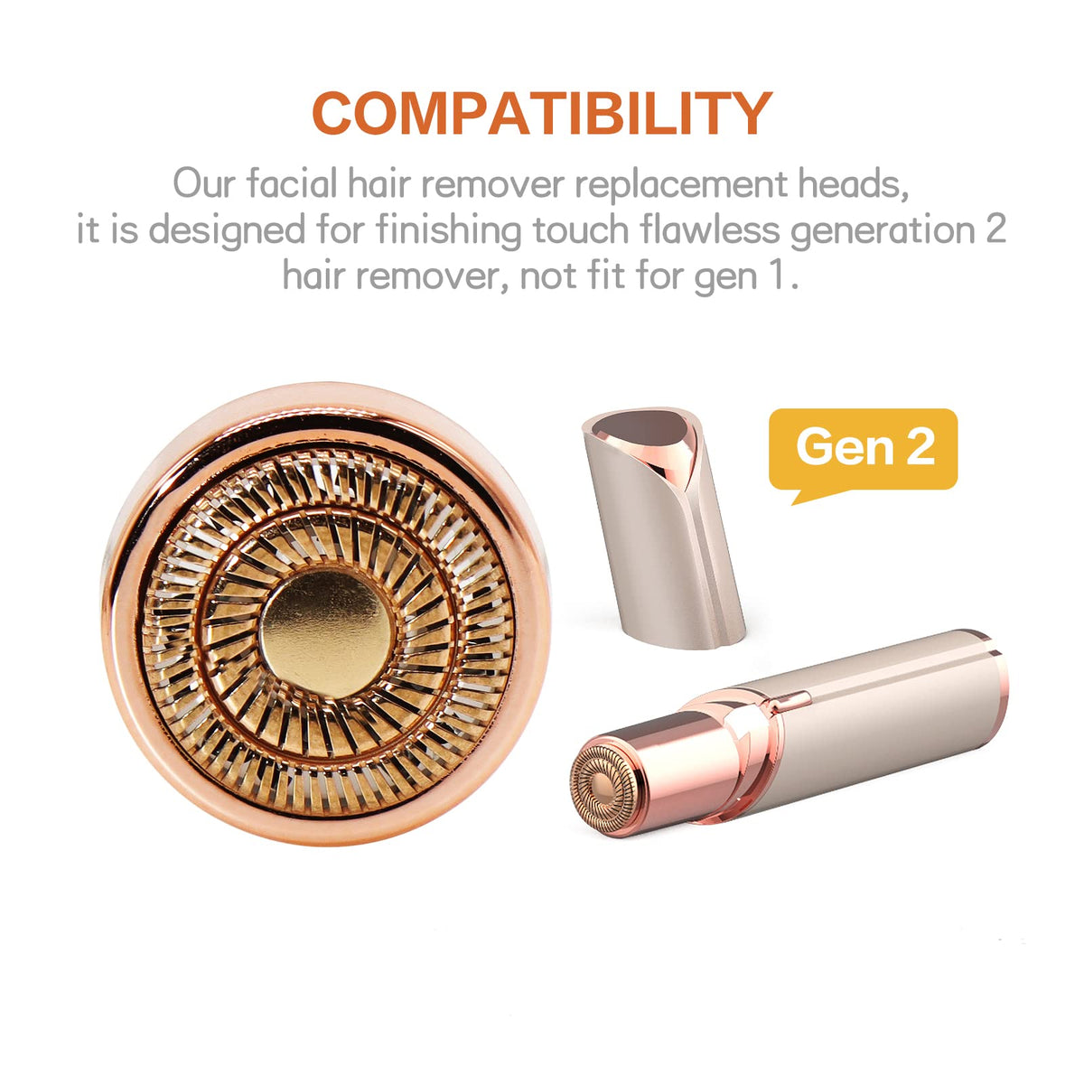 Included cleaning brush for facial hair remover maintenance