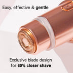 Tuokiy facial hair remover heads with included cleaning brush