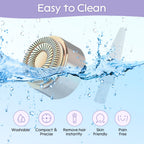 Tuokiy replacement blades for Finishing Touch Flawless showing dual-ring design