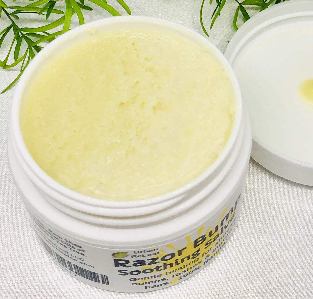 Urban ReLeaf natural vegan salve for ingrown hairs and razor burn treatment