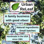 Premium plant based aftercare salve packaging by Urban ReLeaf LLC