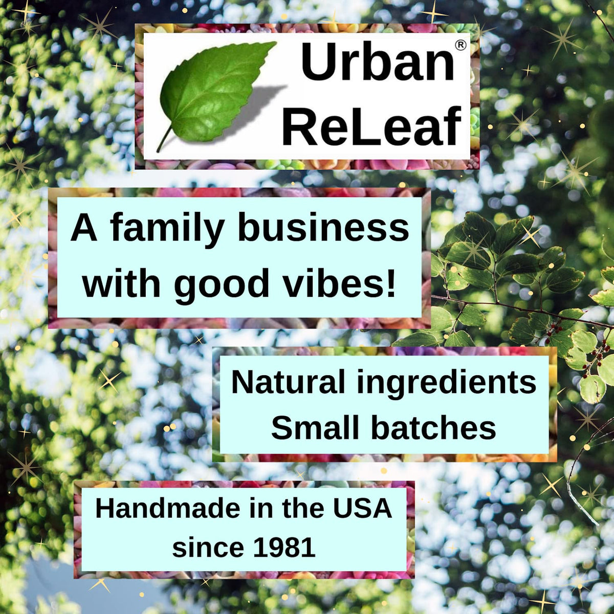 Premium plant based aftercare salve packaging by Urban ReLeaf LLC