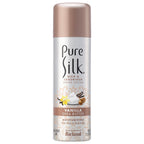 Pure Silk women shaving cream pack of 6 showing the rust proof aluminum bottom detail.