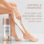 Authentic USA imported Pure Silk vanilla scent spa therapy shave cream cans multi pack.