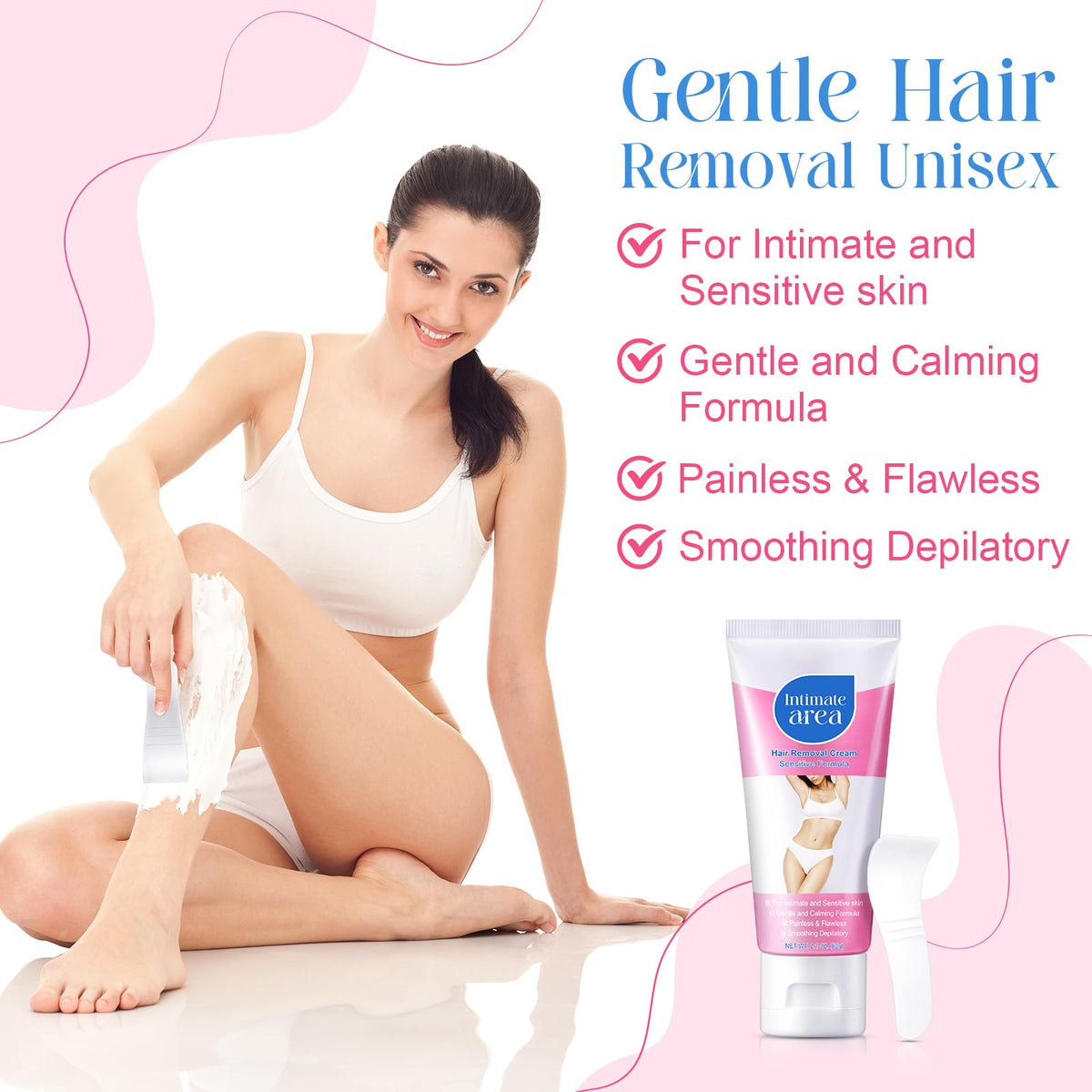 USA imported personal care product tube showing authentic labels and security seals.