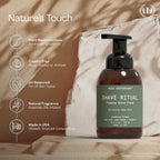 USA imported natural luxury shaving foam for sensitive skin