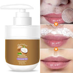 Gentle plant extract coconut oil face hair remover cream moisturizing formula directions
