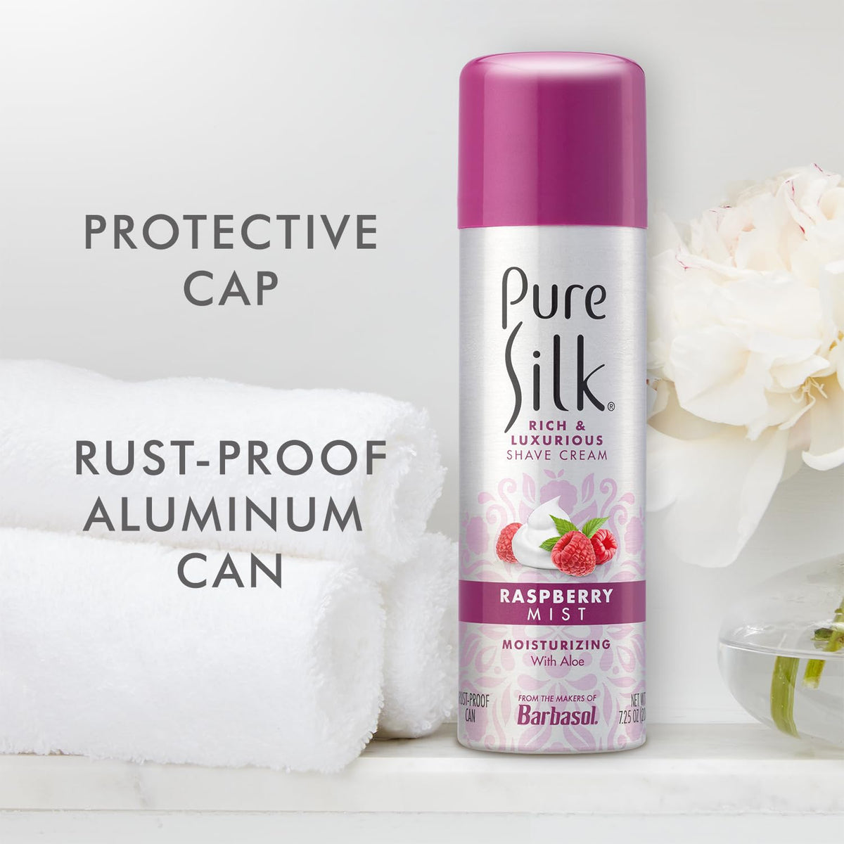 Pure Silk paraben free smooth glide women's shave lather