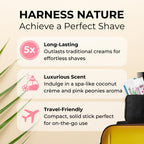 Premium imported solid shave stick combo pack perfect for premium Indian skincare routines.