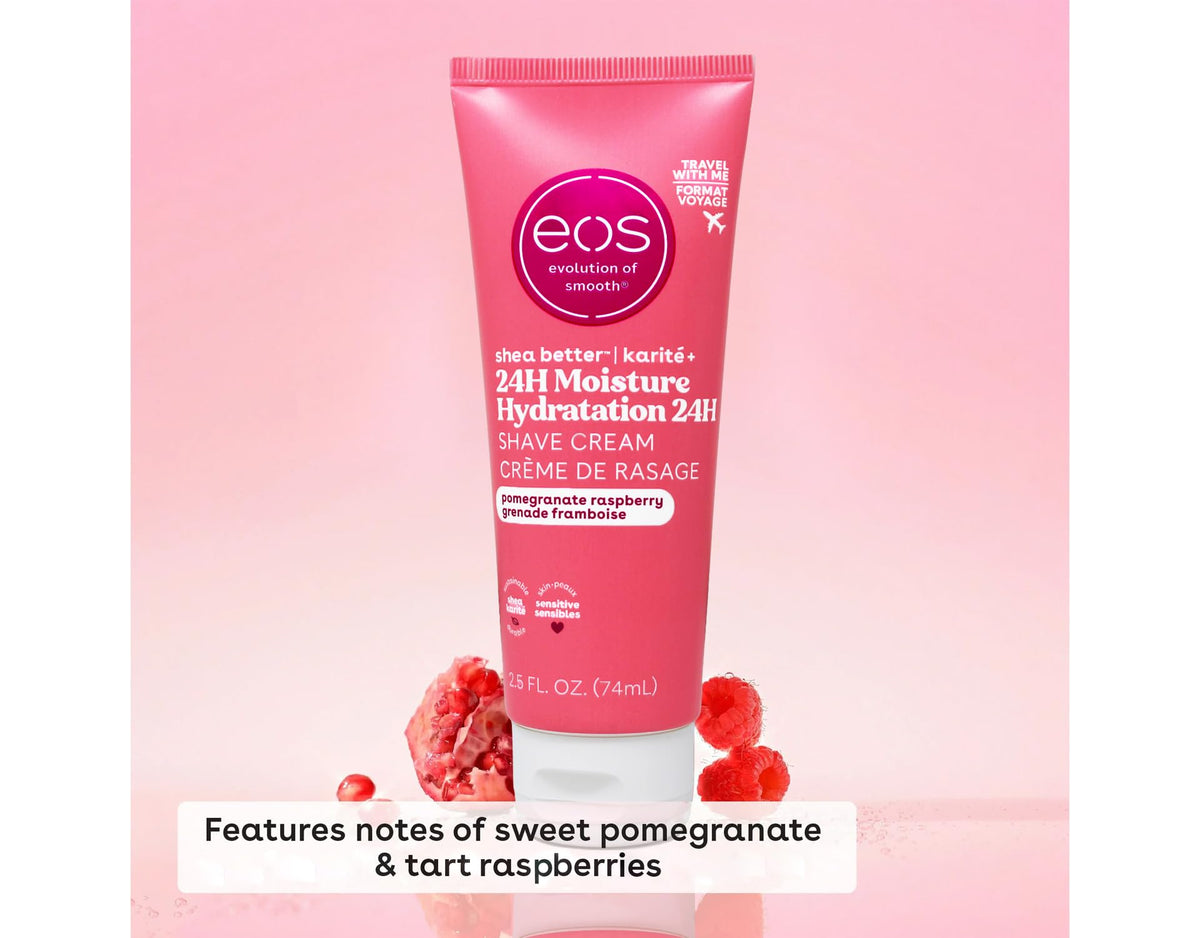 Eos evolution of smooth travel size personal care tubes for women