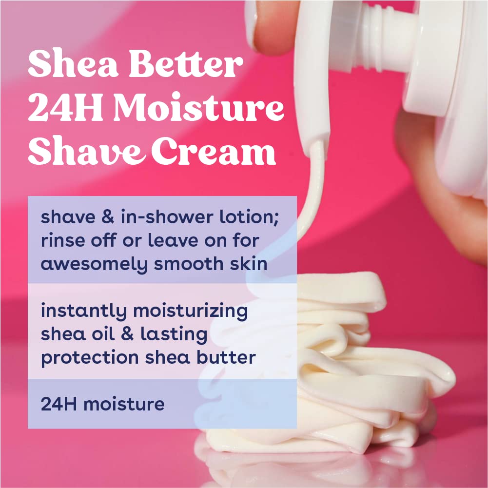 EOS travel size fragrance free shaving cream back instructions
