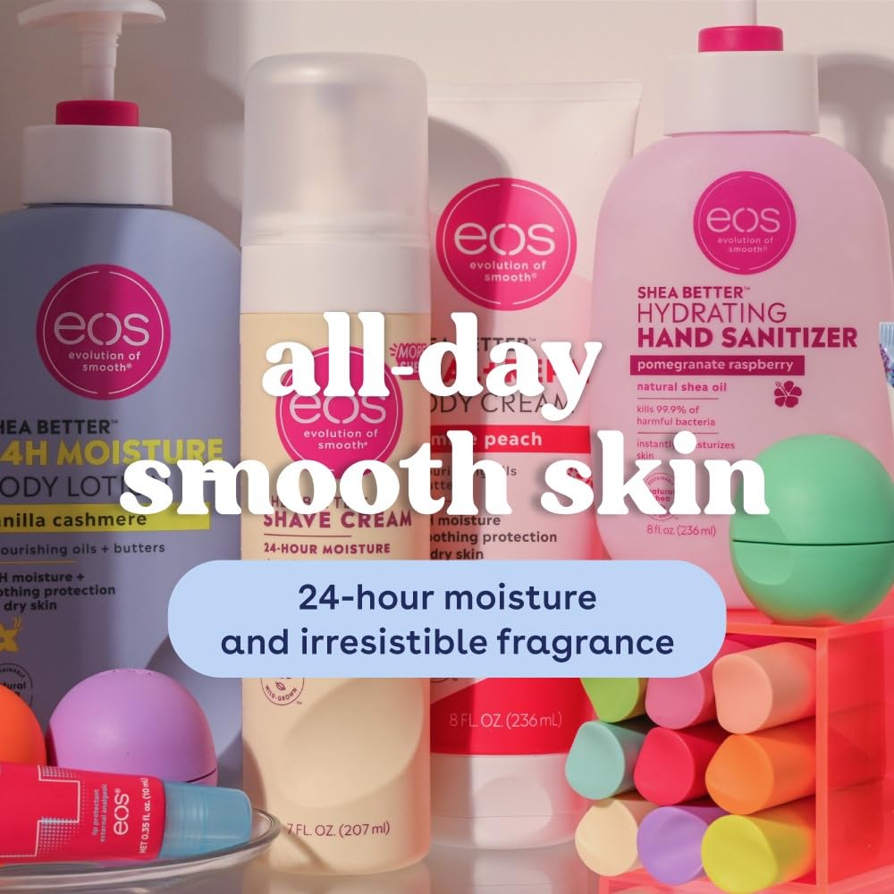 Eos Shea Better shaving cream packaging details
