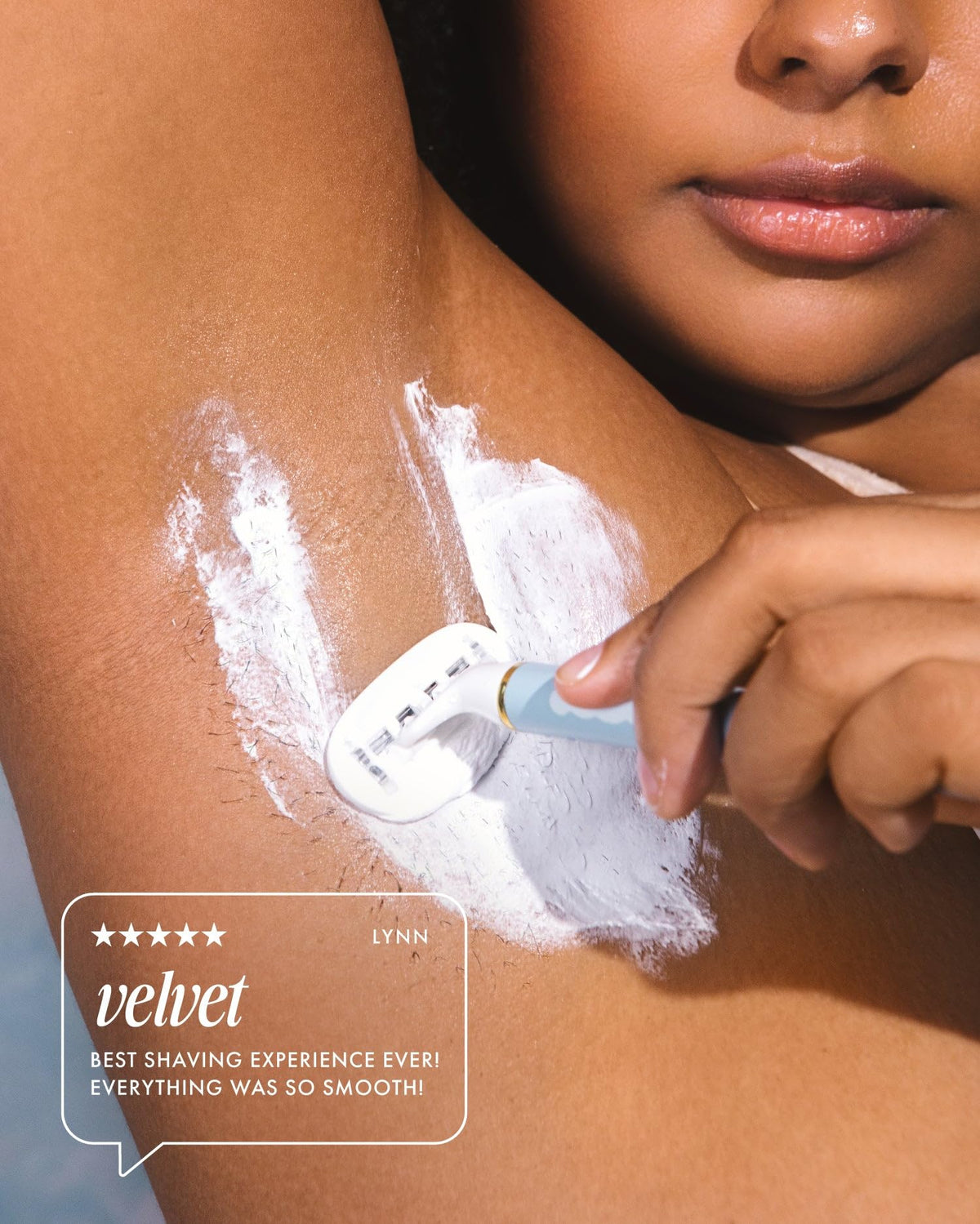 Vegan clean beauty luxury shave butter imported from the USA