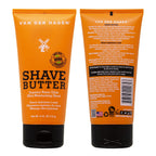 Van Der Hagen non foaming moisturizing shave butter 6 ounce tubes double pack packaging detail
