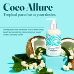 IntiMD Coochy Plus Intimate Shaving Cream Coco Allure standing upright next to its official retail box