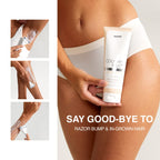 Authentic imported USA personal care product packaging for IntiMD grooming cream