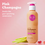 Eos Cashmere Shave Oil Pink Champagne moisturizing serum texture