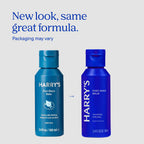 Harry's aftershave balm with aloe vera packaging showing ingredients list.