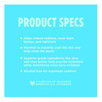 Authentic Duke Cannon sandalwood scented after shave balm tube placed on a flat surface.