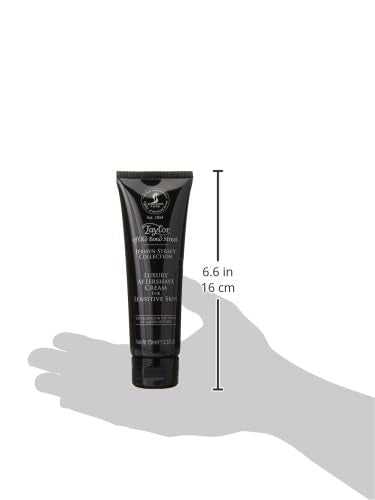 Imported Taylor of Old Bond Street Jermyn Street collection aftershave lotion back label details