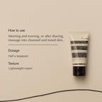 Aesop unisex daily hydrating post shave lotion aluminium tube