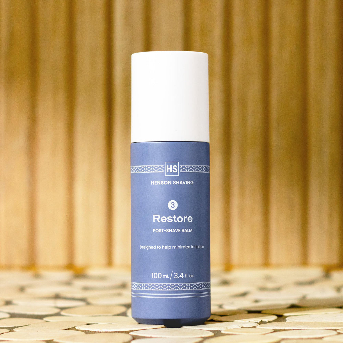 Barber-formulated Henson Shaving post-shave lotion lightweight fast-absorbing texture