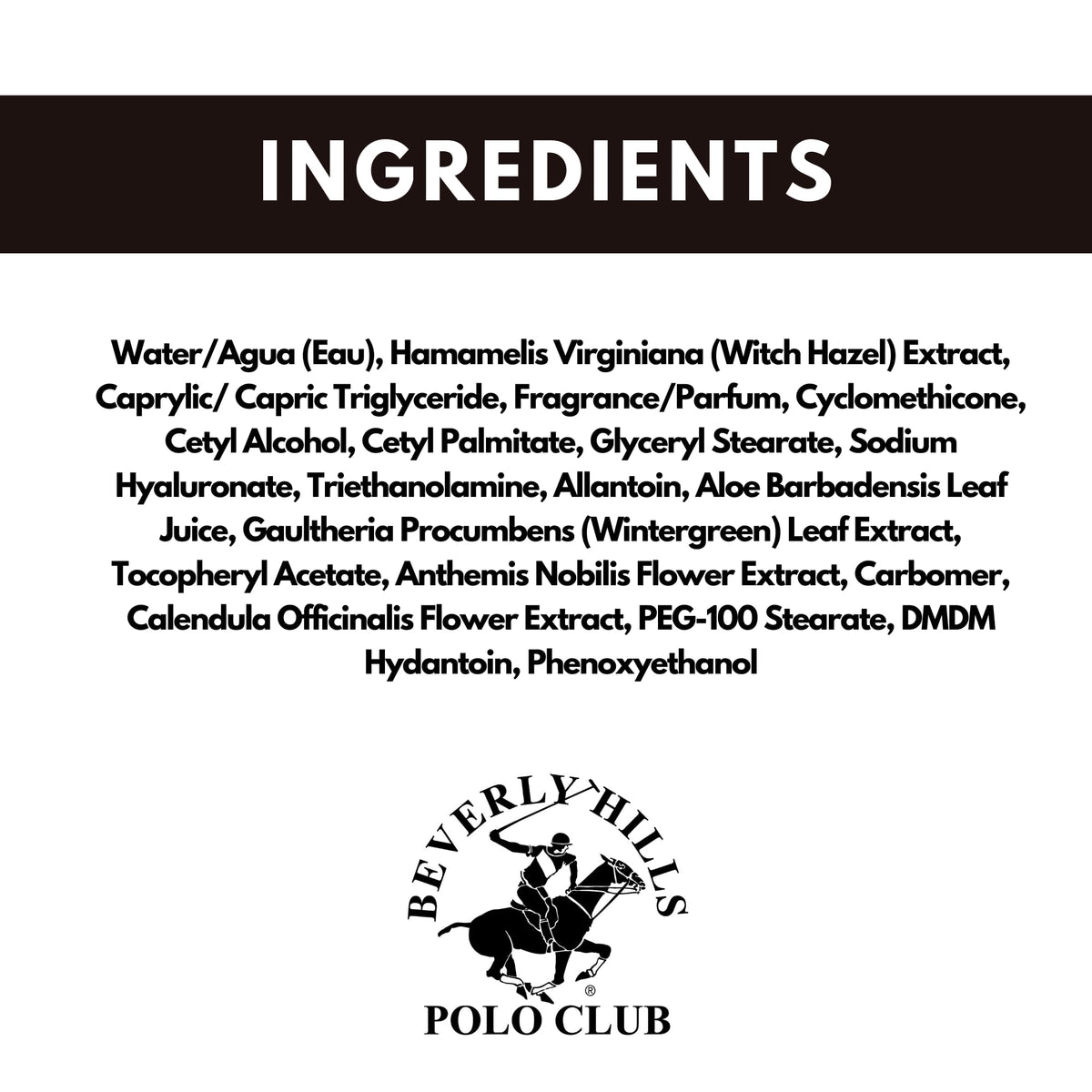 Close up view of the packaging and product details for BHPC Active Sport Aftershave 150 ml bottle