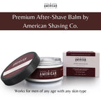 Premium sandalwood barbershop scent post shave lotion for sensitive skin hydration.