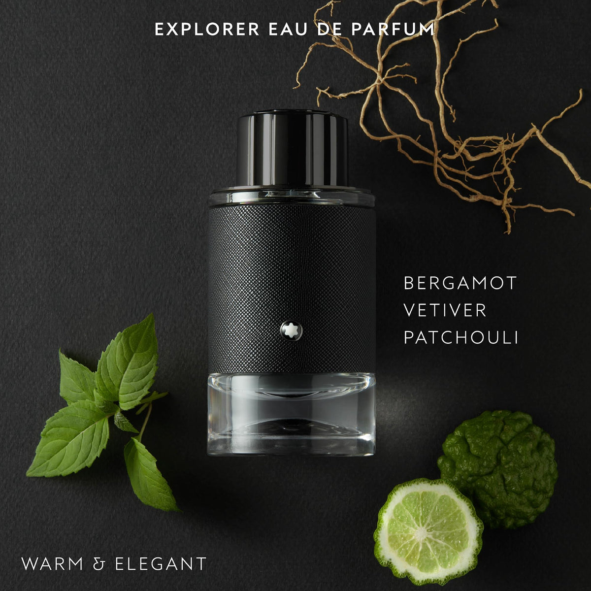Montblanc Explorer soothing post shave cream tube displaying branding and ingredient profile.