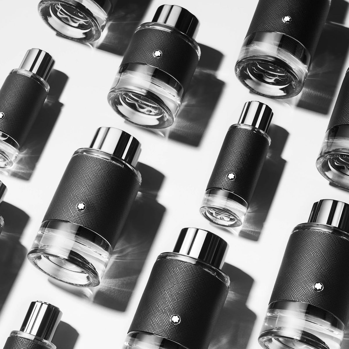 Authentic Montblanc Explorer 150ml post shave lotion showing authentic French manufacturing details.