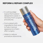 ALASTIN Skincare ReFORM and RePAIR complex showing official TriHex Technology packaging for scar care