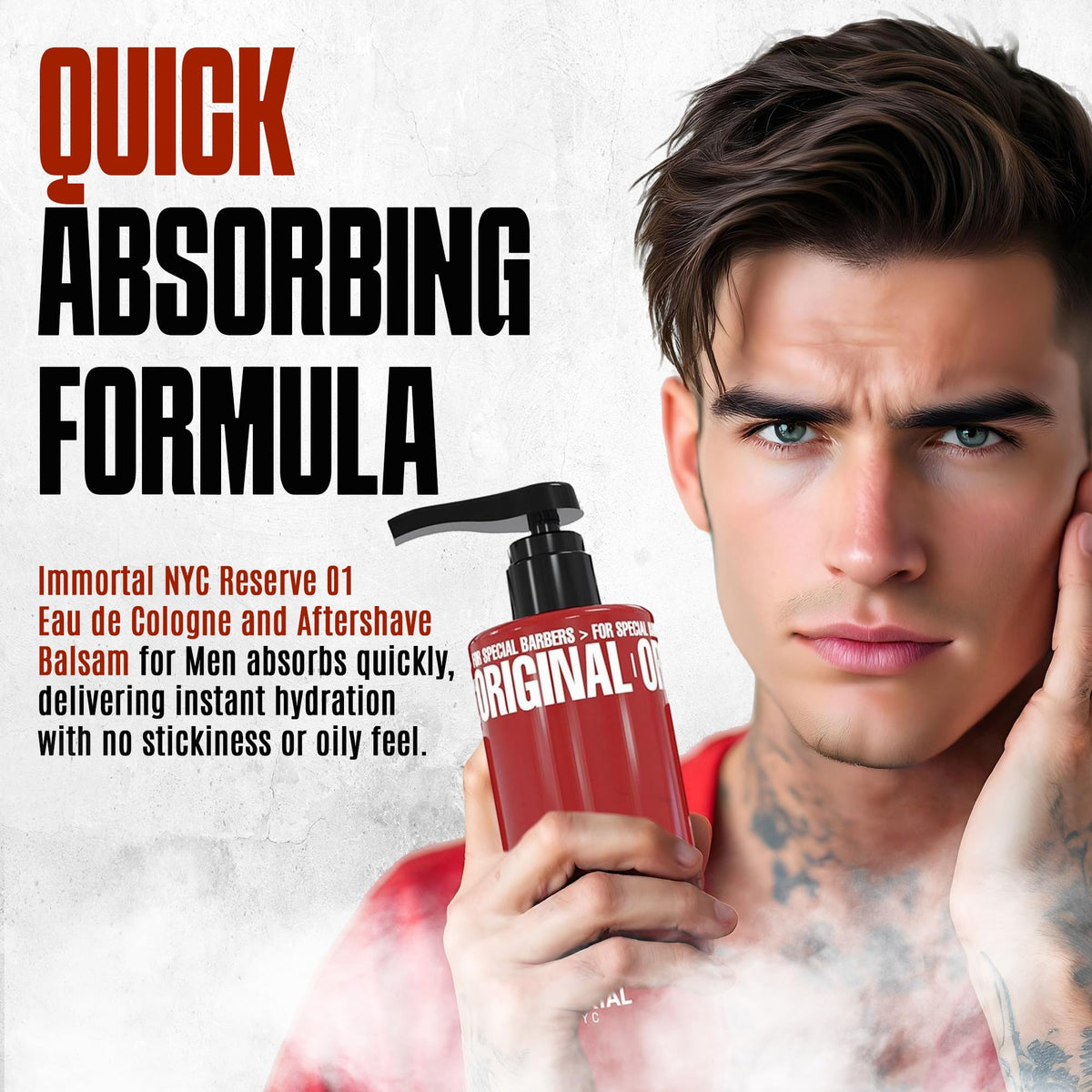 Immortal NYC Reserve 01 17 Ounce bottle showing text and liquid volume
