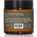 Sonora Supply Co. grass fed tallow post shave balm for soothing razor burn and sensitive skin hydration.