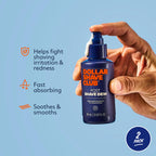 Two pack Dollar Shave Club post shave serum bottles