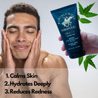 Beverly Hills Polo Club musk and woody post shave balm for sensitive skin relief