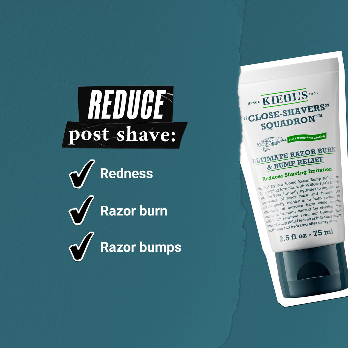 Authentic imported USA grooming essential for preventing ingrown hairs and bumps.