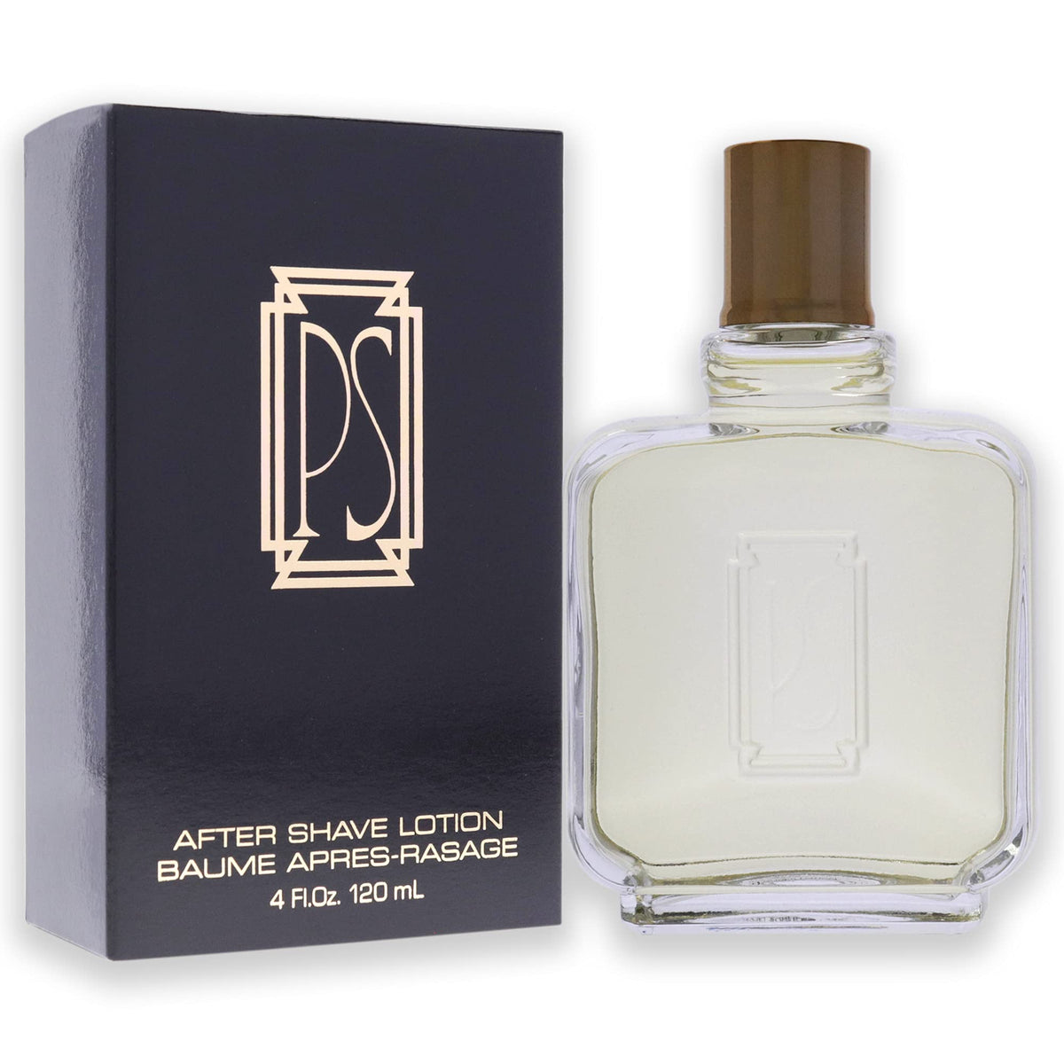 Premium Paul Sebastian aftershave lotion fluid splash displayed clearly on a clean lifestyle background.