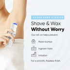 ESTETIST Razor Bump Stopper bottle showing the roller applicator head for easy skin gliding