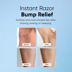 ESTETIST post shave serum being applied to sensitive bikini area skin to prevent redness