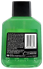 Two bottles of Mennen Skin Bracer Afta classic cooling aftershave formula showing packaging and fluid details