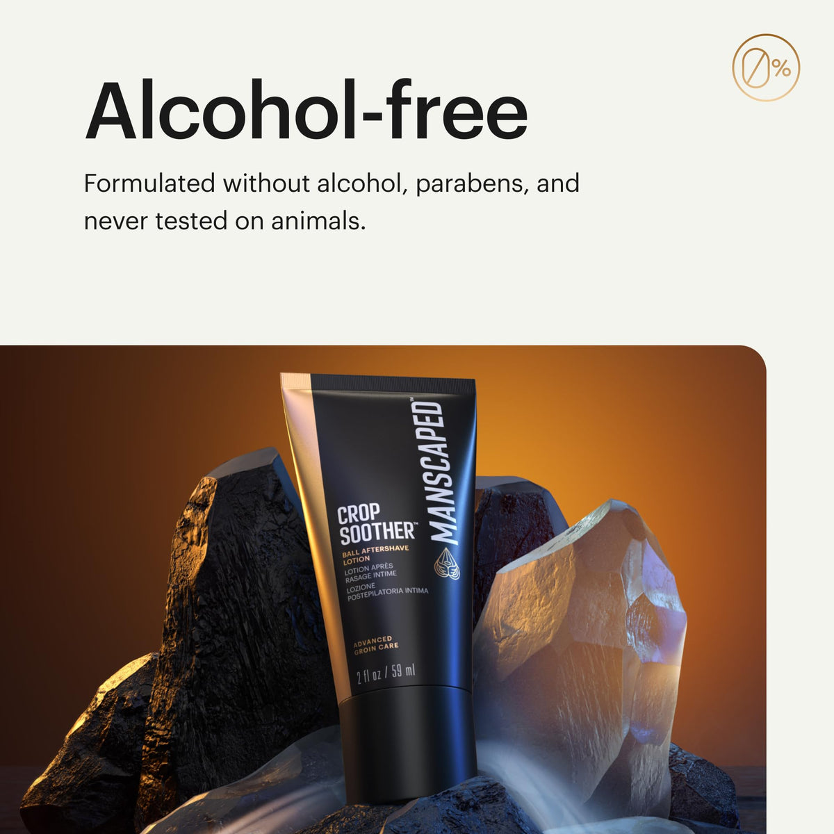 MANSCAPED Crop Soother vegan and cruelty free men grooming aftercare product