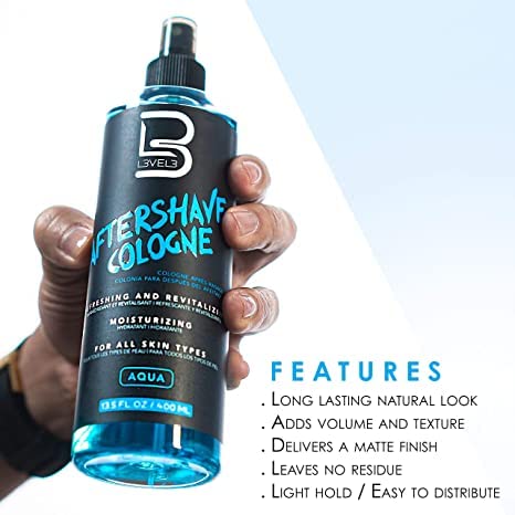 L3 Level 3 premium imported men grooming aftershave spray