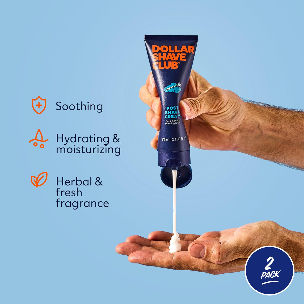 Dollar Shave Club hydrating after shave lotion pack of two