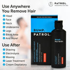 USA imported Bump Patrol post shave treatment for smooth skin texture