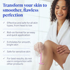 Tend Skin Post Shaving and Waxing roll on applicator showing the dual piece assembly